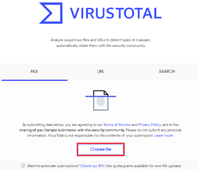 VirusTotal免费在线多引擎木马病毒扫描网站